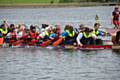 The ‘Hopwood Buccaneers’ at the Dragon Boat Race