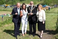 Springhill Hospice Country Fete<br />Simon Danczuk, Karen Danczuk, Mayor Surinder Biant and Mayoress Cecile Biant get proceedings under way