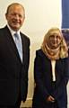 Rochdale MP Simon Danczuk and Syeda Shah, Director,  Clearview Solicitors 