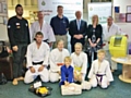 Members of Rochdale Judo Club with Simon Danczuk MP and Liz McInnes MP