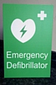 Defibrillator sign