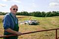 Farmer Robert Campbell, whose farmland is regularly targeted by fly-tippers 