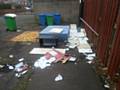 Fly tipping close to Grove Street and Russell Street