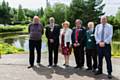 Rochdale in Bloom judges gather at Zen’s pond – a haven for local wildlife