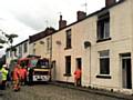 Four families left homeless after fire tears through Bamford terrace