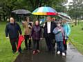 Friends of Balderstone Park and councillors take a walk in the park