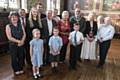 Christine Longhurst, Ken Davies MBE, Sian Morton, Chris Jolly, Keith Swift, Sue Etchells, Sue Verity, Mayor of Rochdale Councillor Biant, MP Liz McInnes, Joan Davies, Maureen Cooper MBE.
Front:  Ella Edwards, Jasper Bramwell and James Moore.
