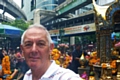 Stewart Pearson at the Erawan shrine in Bangkok two days before the bombing