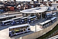 Buses at Rochdale Transport Interchange