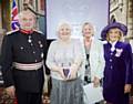 Her Majesty’s Lord-Lieutenant of Greater Manchester, Warren Smith; Child and Family Connect, Wendy Smith and Kath Williams; and the Vice Lord-Lieutenant, Mrs Edith Conn
