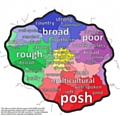 Greater Manchester accent map