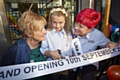 Elaine McConnell, Danielle Griffiths and store manager Sara Griffiths