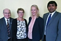 Councillor Billy Sheerin, Councillor Jean Hornby, Liz McInnes MP and Councillor Aasim Rashid