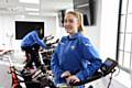 Dominique Casey from Rochdale who is on a BTEC in Sports Science. As part of her programme she is required to complete consultations on clients using the gym facilities