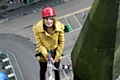 Liz Munday takes 190ft plunge from Town Hall clock tower