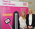 Liz McInnes MP with Emma from Breast Cancer Care