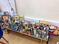 Hamer Community Primary School harvest donation to Rochdale Foodbank 