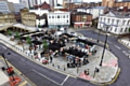 A computer generated image of how the new market could look with the former Santander building in the background