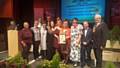 Heywood in Bloom members at this year’s RHS North West in Bloom Awards ceremony