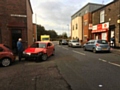 Collision between a Vauxhall Astra and a Toyota Corola on Gale Street, Syke