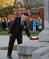 We will remember them, the scene at Heywood Memorial Gardens today, 11 November at 11.00am