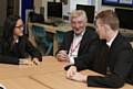 Tony Lloyd with students from The Co-operative Academy of Manchester