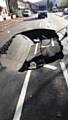 Large sinkhole on Rochdale Road, Royton