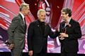 Dr David Nott with Mark Austin and Tom Jones