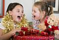 Ellie and Rosie Winn (aged nine and five) get ready to enter Hungry Horse Kidsmas competition