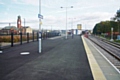 The newly opened platform four at Rochdale seen from the West end, the Castleton end, towards Yorkshire