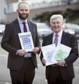 Salford City Mayor Paul Dennett, Chair of the Low Carbon Hub with Greater Manchester Mayor and GMCA lead member for transport, Tony Lloyd 