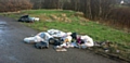 Fly-tipping on Crimble Lane in 2016