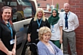 Joanne Ogden, Rochdale Social Services; Nicola Ellis-Roberts, HMR Community Services; Patricia West; Shabana Younis, HMR Community Services; Rob Lord, Rochdale Social Services