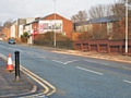 Whitworth Road closed due to four car collision