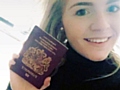 Crystal Oddy reunited with her passport