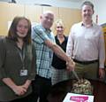 Nicole Ferguson,Business Administration Assistant; Stuart Greaves, Business Support Officer; Debbie Fricker, Deputy CEO and Operations Manager and Paul Parlby, Chief Executive Officer