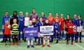 England midfielder, Jill Scott, visited Hopwood Hall College to hold a Christmas coaching day