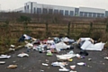 Fly-tipping on Lower Lane cleared by Neil Holmes and Gary Nichols