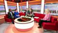 Mr and Mrs Brown-Lartey and Liz McInnes MP on BBC Breakfast News