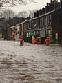 Flooding on Todmorden Road on Boxing Day 2015