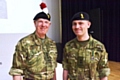 Colonel Mike Glover, commandant of Greater Manchester Army Cadet Force, with Lieutenant Dave Hewitt, a Cadet Force adult volunteer
