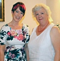 Jane Howard with Bamford Councillor Jane Gartside 