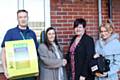 Rod Cape, First Responder, Chain of Survival Team NWAS; Kirsty Rhodes, CEO, Women’s Housing Action Group; Councillor Janet Emsley and Lisa Kimpton, Health Connections Team Co-Ordinator, Rochdale Council