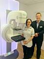 The Highfield’s imaging manager Victoria Clegg and executive director Paul McGaughey with the new equipment