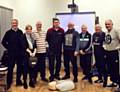 Walking footballers learn how to save a life