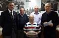 Cllr Alan McCarthy -  Rochdale Council Armed Forces Lead; Cllr Peter Rush – Wheelchair Club Interim Board; Wayne Rostron – Wheelchair Club Interim Board; Mark Wynn – Chairman, Rochdale Hornets; Niel Wood – Chairman, Hornets Sporting Foundation
