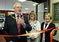 Deputy Mayor of Rochdale, Councillor Raymond Dutton opens the Springhill Hospice, Spring Fair 