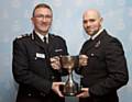 Chief Constable Ian Hopkins and PC Ed Barker 