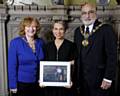 Mayoress Cecile Biant, Sue Devaney and Mayor Sunrinder Biant