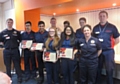 Instructor David Nelson, Adam Bamford, Abubaqar Mohammed, SM Mark Doggett, Callum Smart, Oliver Bowman, Instructor Ben Foster
Front row from left to right:
Abigail Graham, Jaroah Khurram, YEC Sarah Swindells